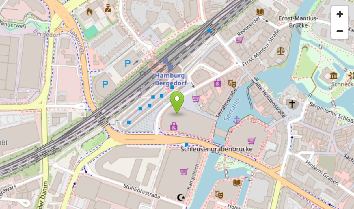 Karte: Weidenbaumsweg 21, 21029 Hamburg-Bergedorf
